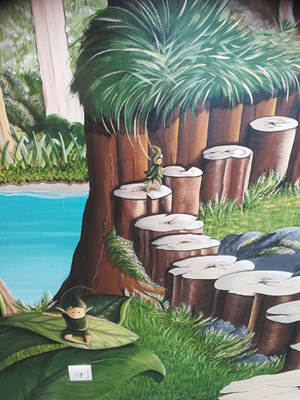 Kindergarten im Fantasy-Stil (Detail)