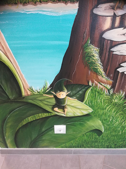 Kindergarten im Fantasy-Stil (Detail)