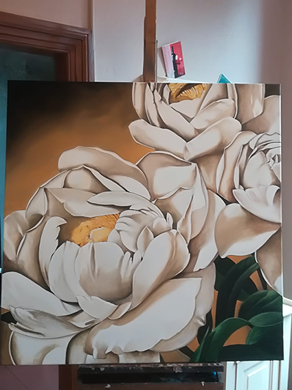 weiße Rosen